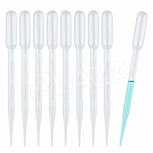 Up to 300x Plastic Pipettes Eye Dropper Disposable Graduated Transfer Liquid 3ML - Picture 2 of 12