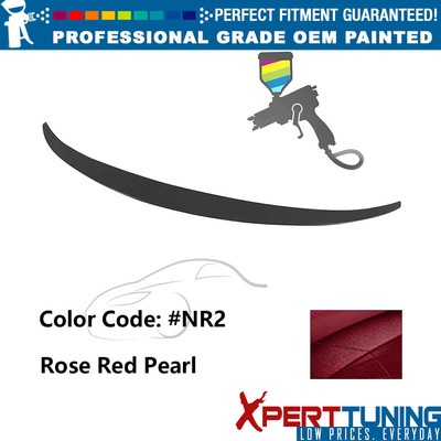 For 11-15 Hyundai Elantra (Avante MD) Euro Style Trunk Spoiler Wing Lip #NR2 Red