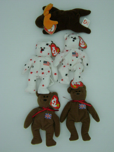 McDonalds TY Beanie Babys Baby SET Glory Britannia Schokolade Elch Vintage Spielzeug - Bild 21 von 21