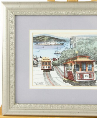 Eileen David Hyde Street Cable Car San Francisco CA 1991