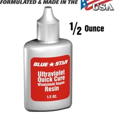 WINDSHIELD REPAIR RESIN  1/2oz UV QUICK CURE
