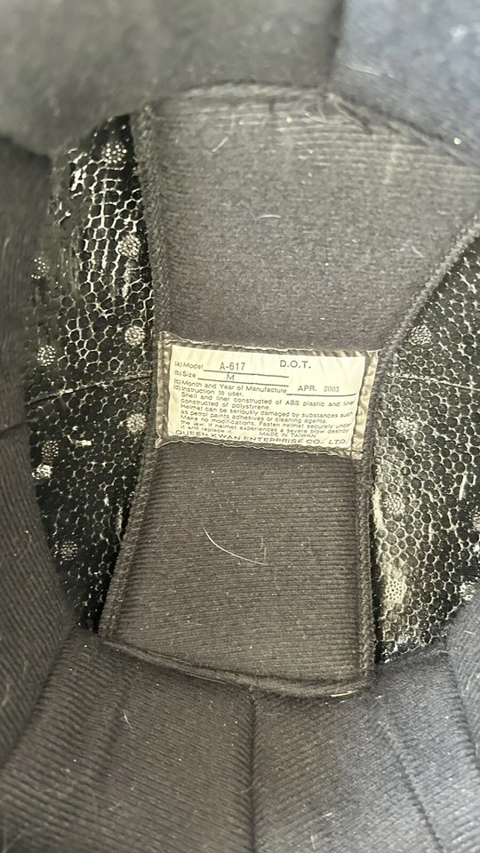 Raider черный мотоциклетный шлем точка размер M - Изображение 4 из 4