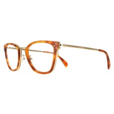 NEW AUTHENTIC CELINE CL50002U 055 Havana/Gold Eyeglasses 51mm 21 140