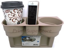 2 Cup Holder Drink Beverage Seat Wedge Car Truck Rv 1 Tan Brown Universal Mount 2 Cup Holder Drink Beverage Seat Wedge Car Truck Rv 1 Tan Brown Universal Mount