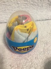 Easter Peeps Kid's No Show Socks 2 Pairs Shoe Size 7-10 New In Egg