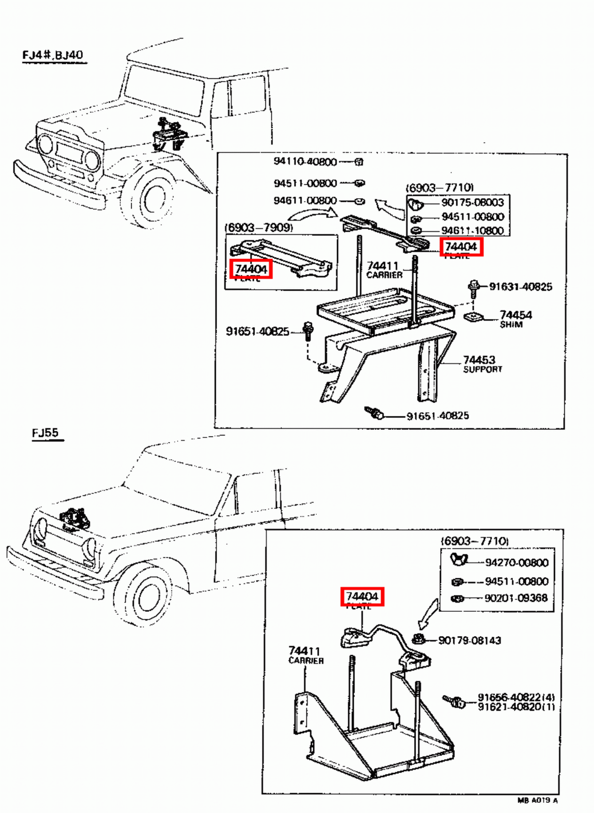 Genuine Toyota LandCruiser HJ47 HJ45 FJ45 FJ43 FJ40 BJ46 Battery Hold Down Clamp eBay