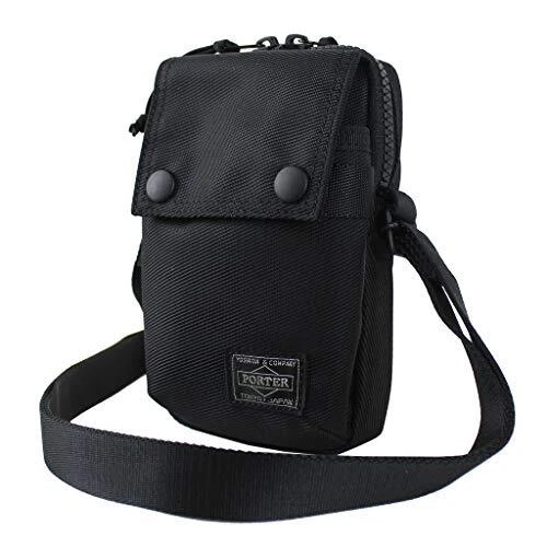 Bolso de hombro Yoshida & Co. PORTER UNIT 784-05466 negro NUEVO hecho en Japón - Imagen 1 de 9