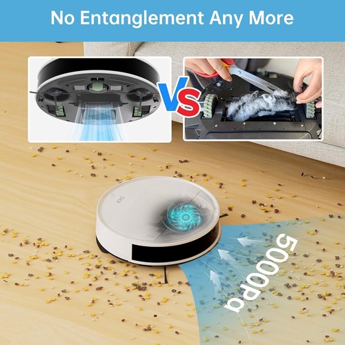 OKP Robot Aspirapolvere con Mop WiFi/App/Alexa K5 Pro Automatic Recharge - Foto 13 di 14
