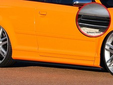 CUP Seitenschweller Schweller Sideskirts ABS für Audi S3 8P schwarz glänzend
