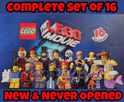 New, Sealed Complete Set of 16 - 71004 The LEGO Movie Collectible