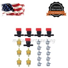 5x 1/4"Inline Gas Fuel Cut off Shut Off Valve For Briggs Stratton 494768 698183