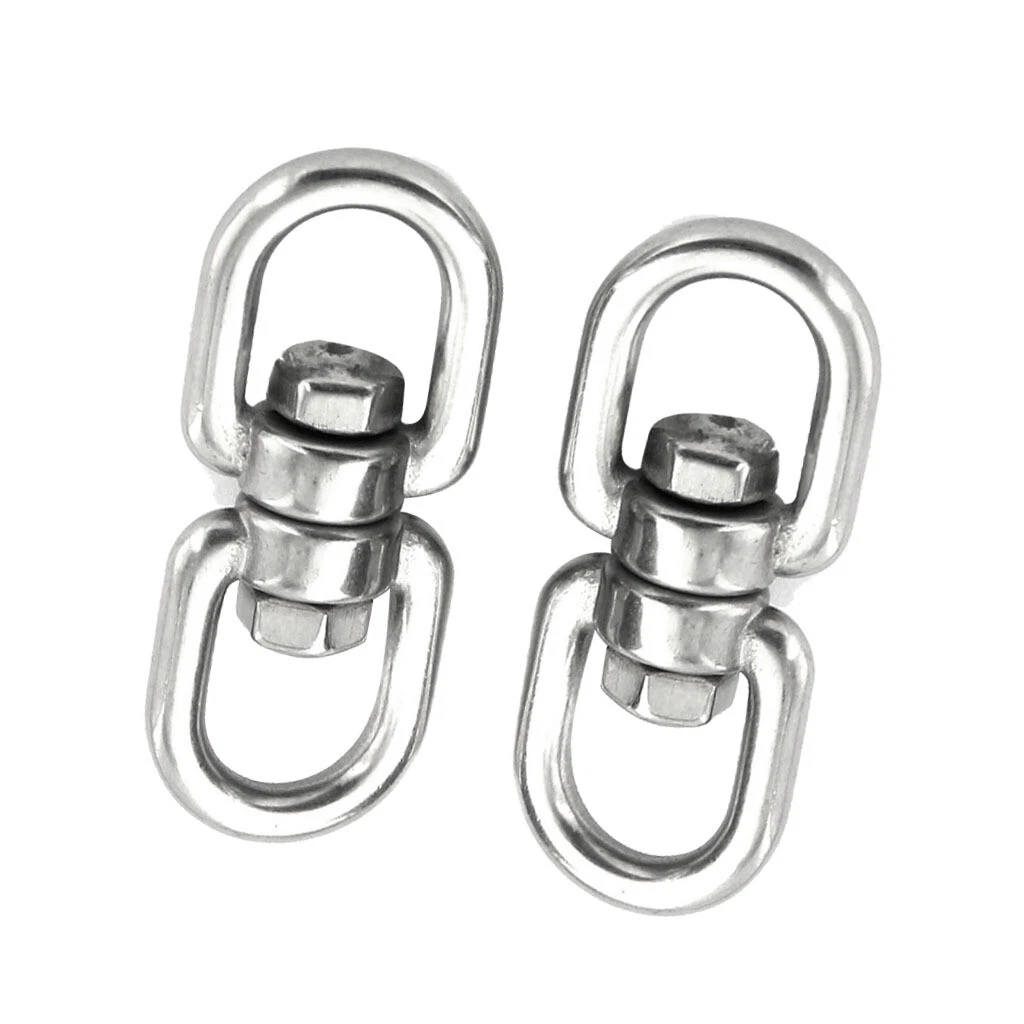 10 Stück Schlüsselanhänger D-Ringe Mit Drehgelenk – 360° Drehbar, Für Schlüssel, Taschen, Gürtel & DIY-Projekte