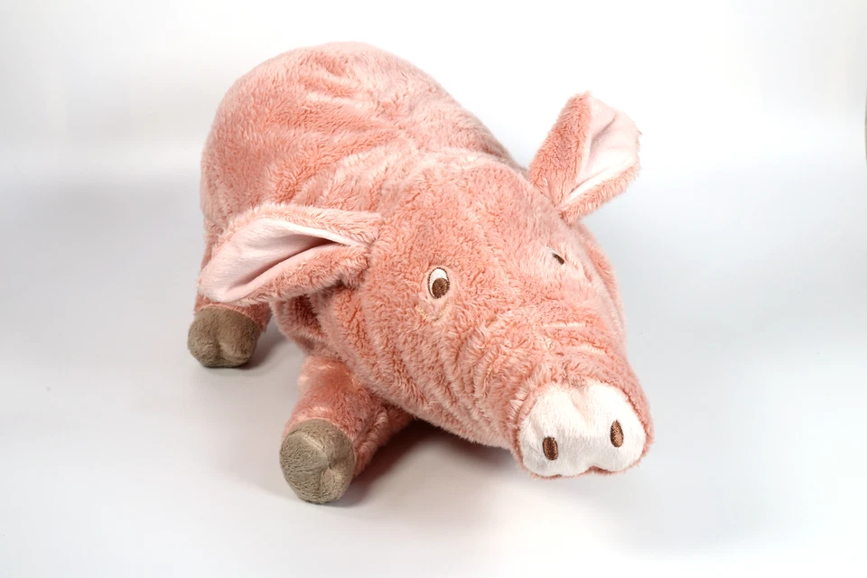 Stofftier Schwein Ferkel Kuscheltier IKEA KNORRIG in rosa 37cm - NEU - Bild 4 von 4
