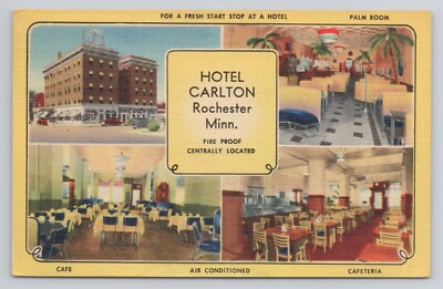 Hotel Carlon Rochester Minnesota Multi View Postcard
