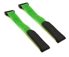 2x Hook and Loop green battery lipo 260mm x 20mm receiver battery strap Hook and Loop strap