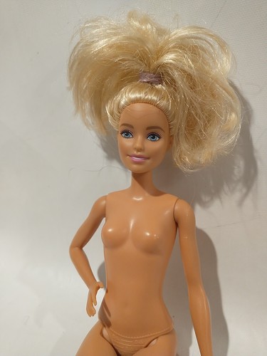 2015/2013 NUDE BARBIE 11,5" bambola capelli biondi occhi azzurri bambola 11,5" - Foto 10 di 10