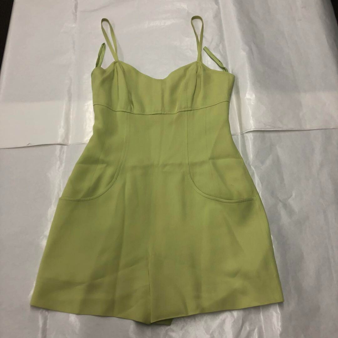 CHANEL P07474V05505 Cami Dress Women Size 36 Green Made In France | eBay