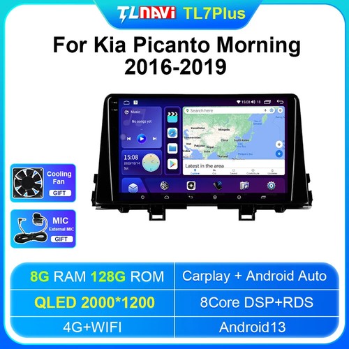 Für Kia Picanto Morning 2016 -2019 Android 13 Carplay Autoradio GPS Navi Stereo - Bild 14 von 32