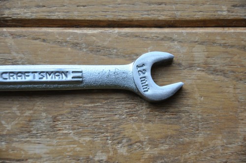 CRAFTSMAN 12mm 12 point combo wrench 42916 VV USA - 第 6/6 張圖片