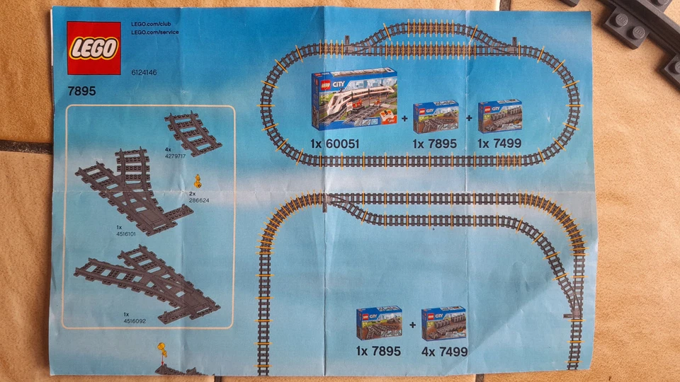 LEGO City 7895 Switching Tracks for RC Trains, photo 4 sur 4