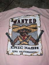 Vintage 1988 Sims Eric Nash Single Stitch Men's Medium Tee Vision Street Wear