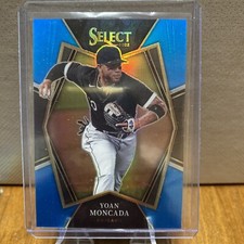 2022 Select Light Blue #179 Yoan Moncada PRM /149
