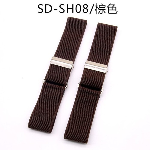 Men Women Shirt Sleeve Holder Armband Garter Elastic Nylon Arm Band Ring Hoop - Picture 10 of 28