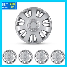 15'' Wheel Covers Snap-On Auto Tire Rim Replacement Hub Caps For 15” Hub Caps