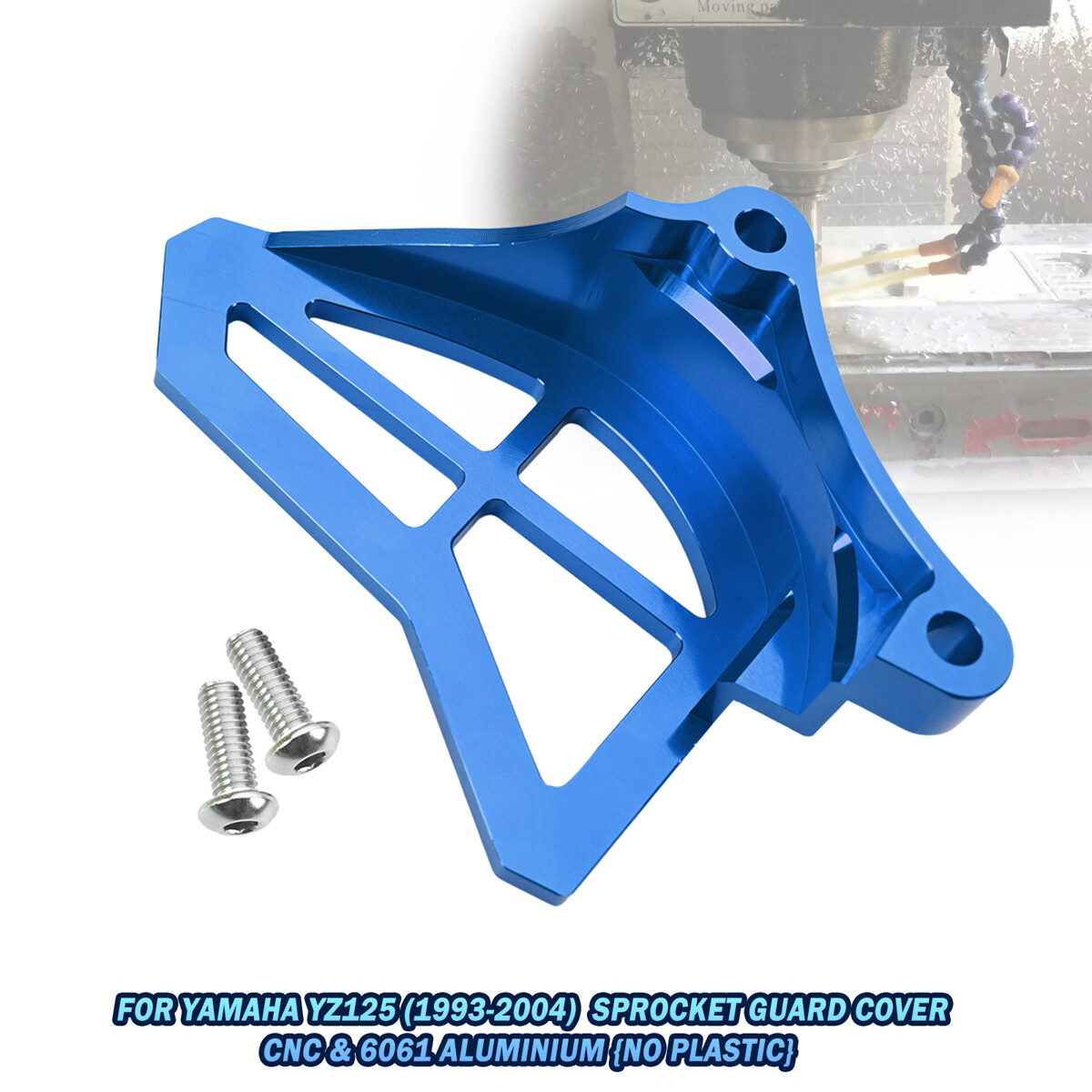 CNC Aluminium Chain Guide Sprocket Guard Cover Case Saver For Yamaha YZ125 9304 eBay