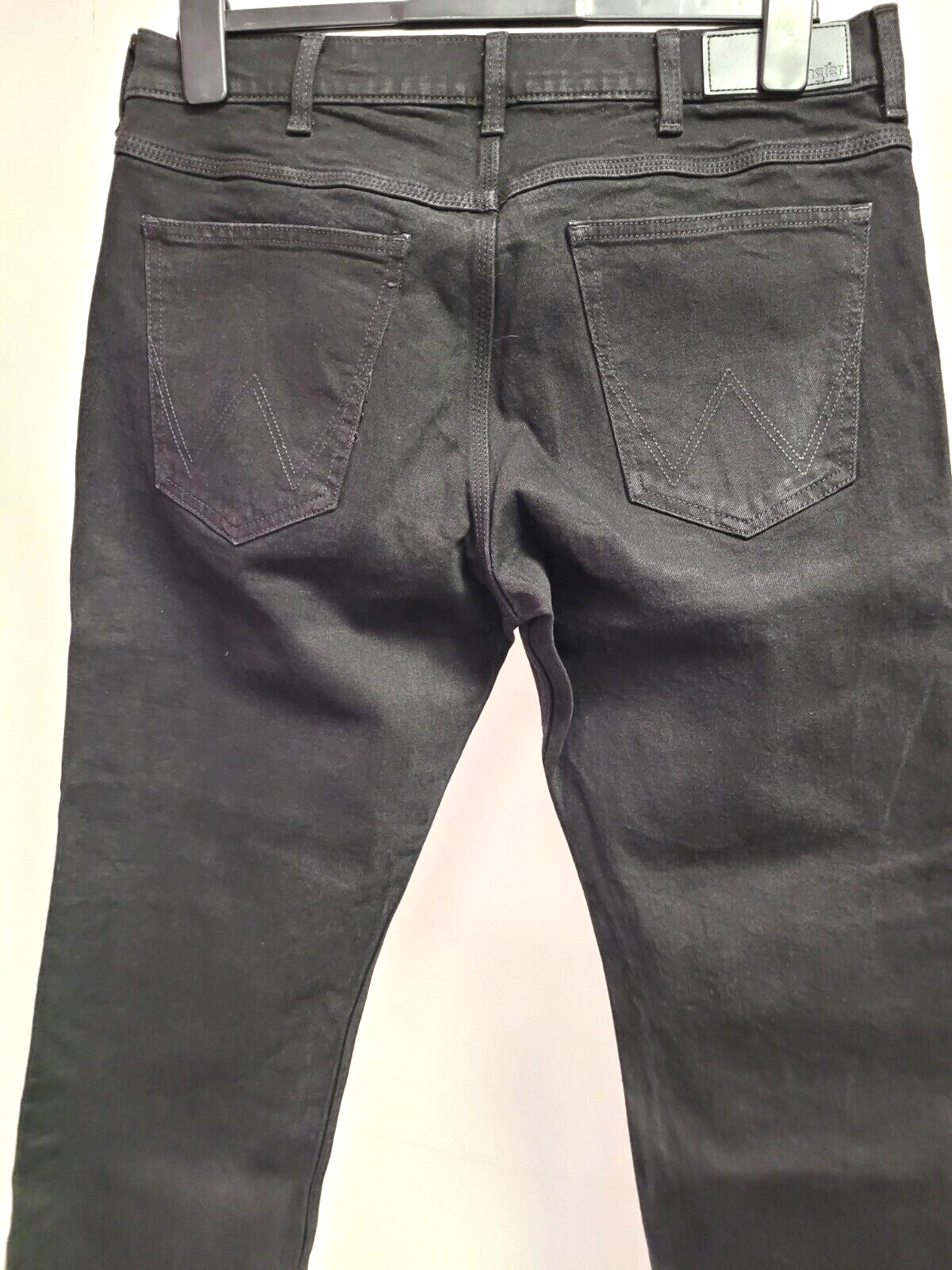 Wrangler Jeans W34"/L30R Black Straight Leg Zip/Button Fly Pre-Owned image 2
