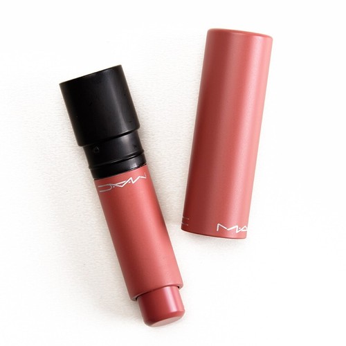 MAC Cosmetics Liptensity Lipstick SMOKED ALMOND Rare Discontinued (2016??) NIB - Picture 6 of 12