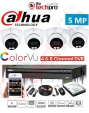 Dahua 5MP ColorVu Überwachungskamerasystem 8CH 4CH DVR Heimüberwachung KIT IP67