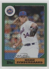 2017 Topps Silver Pack 1987 Design Chrome Green 124/150 Noah Syndergaard 1l31