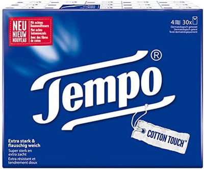 Tempo Taschentücher Classic 4-lagig 30 x 10 Stück (300 Tücher)