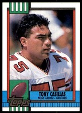 1990 Topps Tony Casillas Atlanta Falcons #470