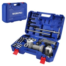 WORKPRO 27PC 9-Way Slide Hammer Puller Set Bearing Puller Wheel Hub Removal Tool