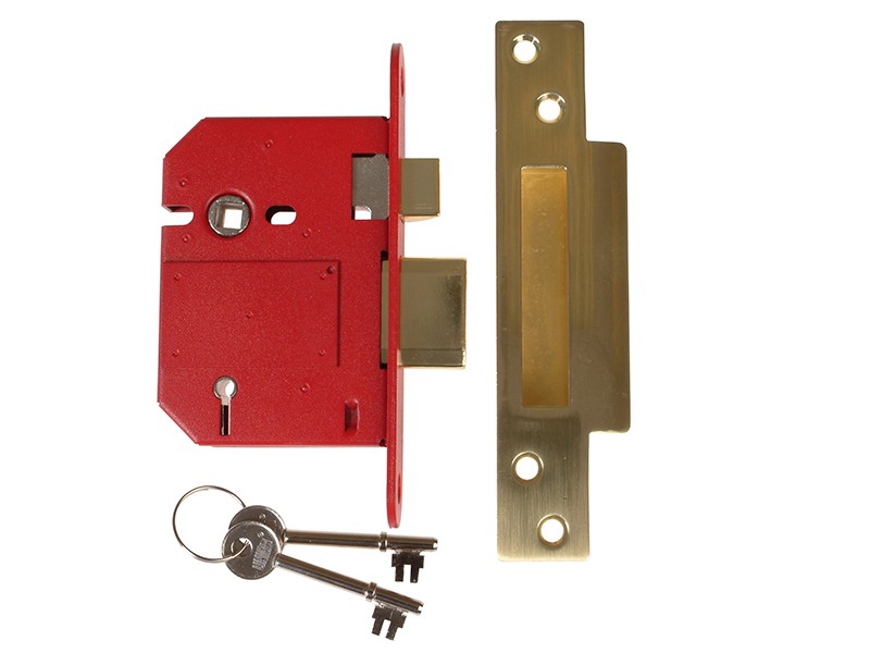 Union Y2200s-Pl-3.0 Strongbolt Bs 5 Lever Mortice Sashlock Satin Brass 81Mm Visi - Image 4