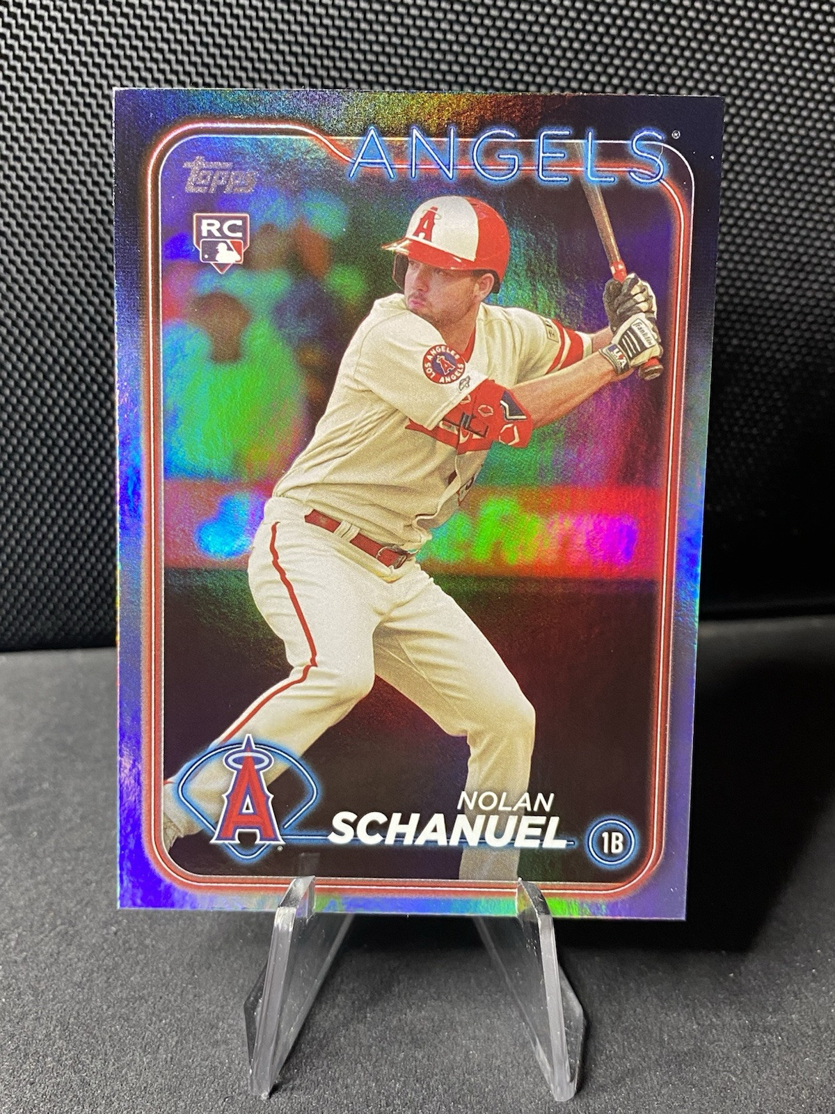 2024 Topps #53 Nolan Schanuel Rainbow Foil