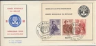 LS90573 Belgium 1960 refugee year sheet FDC used