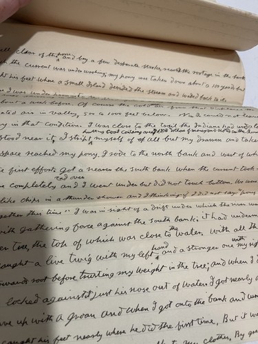 Oregon Trail Pioneer John Minto Memoir Handwritten Mentions Yellow Serpent Wala - Picture 11 of 16
