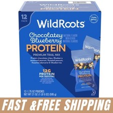 WildRoots Chocolatey Blueberry Protein Single Serve Trail Mix, 1.75 oz., 12 pk.