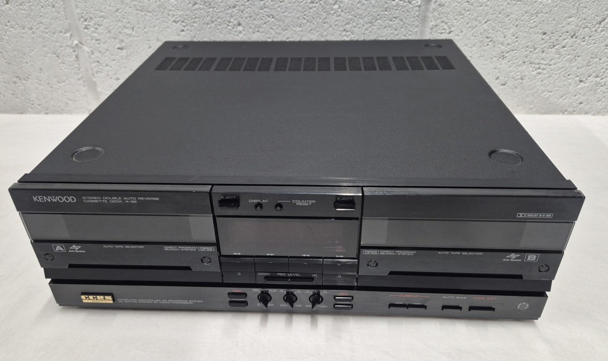 一点限り！✨KENWOOD Stereo Double Auto Reverse KENWOOD X-92 Stereo Double Auto Reverse Cassette Deck | eBay