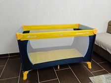 Hauck Dream’n Play Reisebett – Blau/Gelb – inkl. 2 Matratzen & Moskitonetz. TOP!