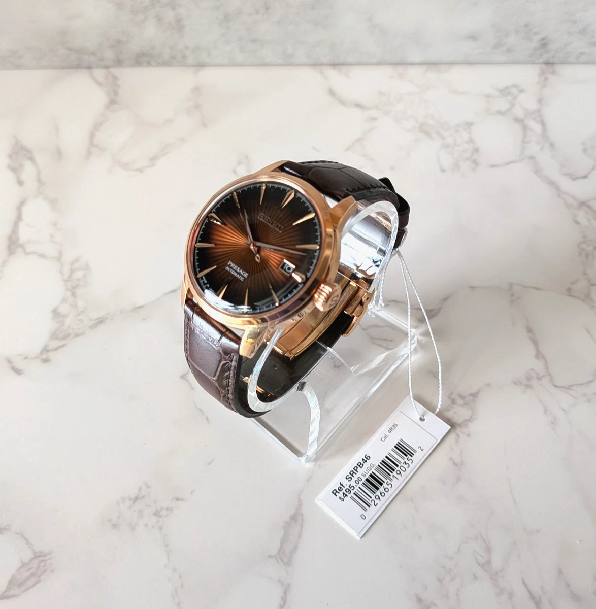 Seiko Men Rose Gold Case Wristwatches for sale | eBay