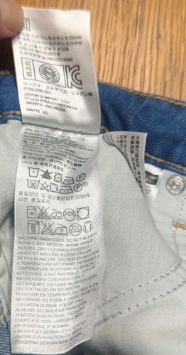 Levi's 721 High Rise Skinny Jeans Women's Size 28 Blue Denim Fall - Picture 10 of 15