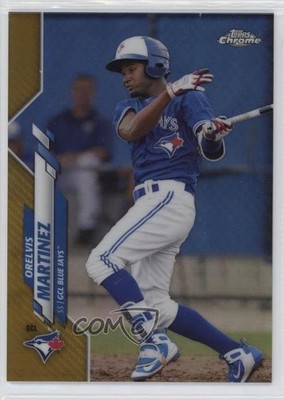 2020 Topps Pro Debut Chrome Gold Refractor 36/75 Orelvis Martinez #PDC-184 4e9