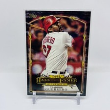 2018 Topps Update #HFH-10 Vladimir Guerrero Hall of Famer Highlights Black