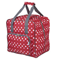 Overlocker Bag Red Dot 38 x 35.5 x 33 cm - Sew Stylish PT650-RED-POLKA