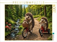 Calvendo Puzzle Hedgehog Happiness On Forest Paths | 2000 Pieces, Finished Size
