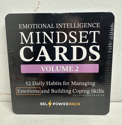 Emotional Intelligence Mindset Cards Volume 2 SEL Power Pack 52 Daily Habits